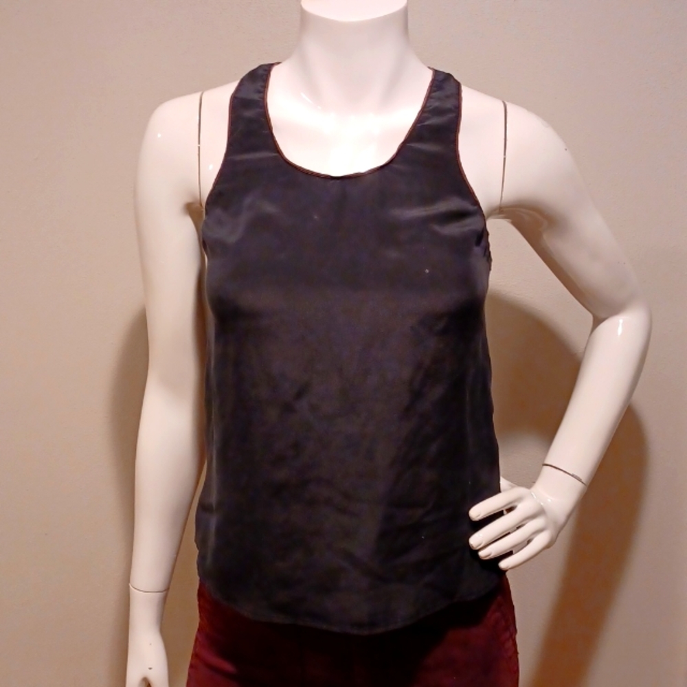 Anthropologie Maeve sleeveless silk top